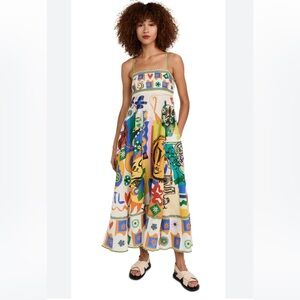 NWT Alemais x Claire Johnson Soleil Midi Sundress Size 2